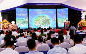 Khởi công dự án Cụm Công nghiệp Hòa Sơn I: Thúc đẩy phát triển kinh tế - xã hội vùng phía Nam của tỉnh Lạng Sơn