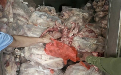 Hà Nội: Phát hiện 3,5 tấn xương bò không rõ nguồn gốc, xuất xứ