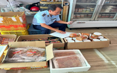 Cà Mau đồng loạt ra quân thu giữ hàng trăm ký hàng hóa không rõ nguồn gốc