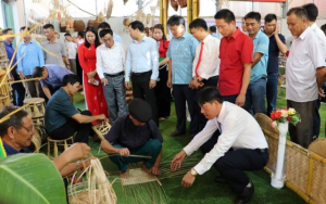Kỹ thuật đan mây, tre của người Thái ở Điện Biên là di sản văn hóa phi vật thể quốc gia