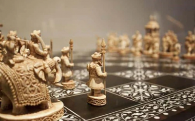 Hình dạng quân cờ vua đã bị 'trừu tượng hóa' như thế nào?