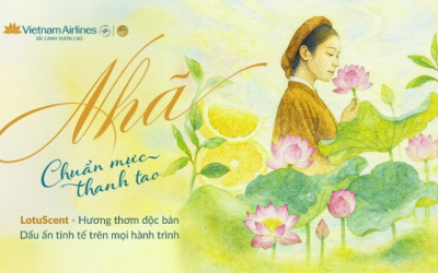 Gói nốt hương Việt Nam trên những chuyến bay