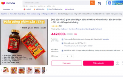 Đề nghị gỡ bỏ sản phẩm giảm cân không phép trên sàn thương mại điện tử