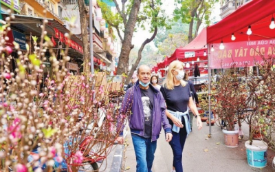 Chợ hoa Xuân Phố cổ 2026 thu hút hơn 30 nghìn lượt khách