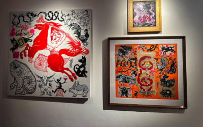 Hào khí xuân trong tranh ‘Thánh mã’ 