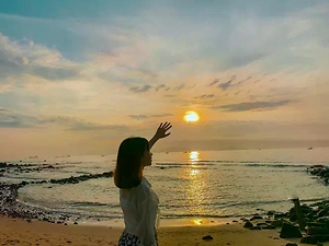 Vi vu đến bãi Đông Thanh Hóa - Bãi biển hoang sơ, bình dị