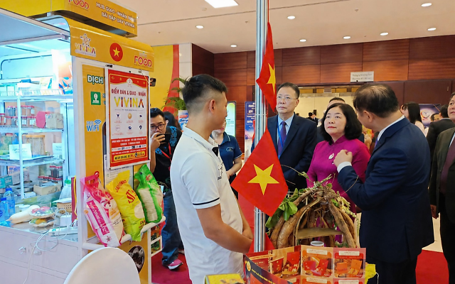 Kiosk VIVINA FOOD: Kết nối nguồn lực, mở rộng giá trị nông sản Việt