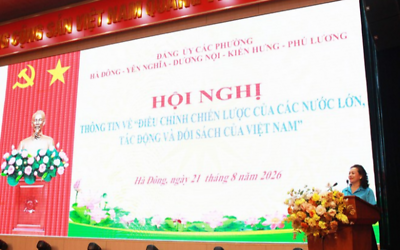 Hội nghị thông tin thời sự về điều chỉnh chiến lược của các nước lớn và tác động, đối sách của việt nam