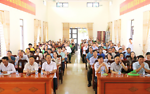 Hội nghị đầu bờ mô hình lúa TBR125, TBR88 thích ứng biến đổi khí hậu tại xã Tiên Tiến