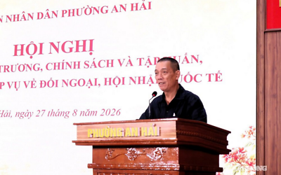 Phường An Hải tổ chức bồi dưỡng nghiệp vụ về đối ngoại, hội nhập quốc tế cho cán bộ