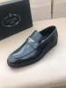 Giày lười Prada đế đúc logo tam giác màu đen GLP34