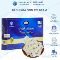 Bánh sữa non ba vì hộp 120g thưởng thức vị ngon nuôi dưỡng tương lai SỮA CHỊ VÀNG OFFICAL