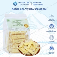 Bánh sữa ba vì vị xưa túi 500g chuẩn vị sữa đậm vị xưa SỮA CHỊ VÀNG OFFICAL