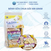 Bánh sữa chua ba vì CHỊ VÀNG món quà ngọt ngào từ thiên nhiên túi 500g