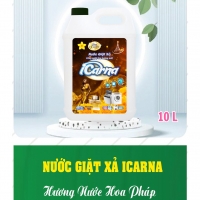 Nước Giặt Xả Icarna 10l - Hương Nước Hoa Pháp