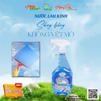 NƯỚC LAU KÍNH BIO AMIDA - SÁNG BÓNG KHÔNG VỆT MỜ