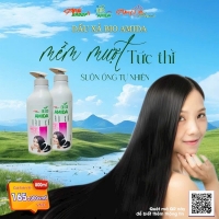 DẦU XẢ BIO AMIDA 800ml - MỀM MƯỢT TỨC THÌ, SUÔN ÓNG TỰ NHIÊN. 