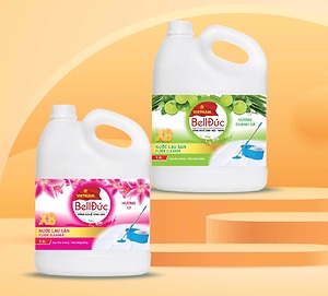 NƯỚC LAU SÀN HƯƠNG LY CHANH BELL ĐỨC 3,8kg - SẠCH SÀN THƠM ẤM, KHÔNG GIAN DỄ CHỊU