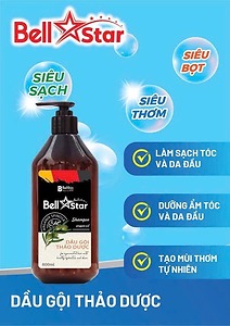 DẦU GỘI THẢO MỘC BELL ĐỨC - MỀM MƯỢT TỪ GỐC ĐẾN NGỌN CHAI 800ML, TẠO MÙI THƠM TỰ NHIÊN, DƯỠNG ẨM TÓC VÀ DA ĐẦU, LÀM SẠCH TÓC VÀ DA ĐẦU 