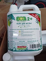 Nước giặt xả SEA 2+ lưu hương mát can 5kg