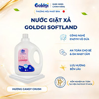 NƯỚC GIẶT GOlDGI 3000ML - THƠM MÁT CẢ NGÀY MẸ VÀ BÉ DÙNG LÀ MÊ 
