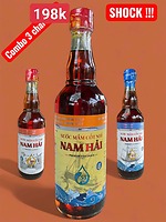 COMBO 3 CHAI MẮM NAM HẢI- CỐT NHỈ 500ML ( 55%,45%,35%) 