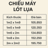 [2mx2m2] Chiếu Mây Lót Lùa Nhật Ninh