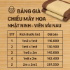[1m5x1m9] Chiếu Mây Hoa Nhật Ninh 