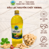 Dầu lạc (đậu phộng) thực vật nguyên chất: (Chai 1000ml)