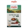 Cà phê hòa tan 3in1 Mitix Đậm Đà Hộp 216g (12 gói), công nghệ sấy lạnh hiện đại