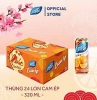 Nước Cam Ép Pushmax 320ml Thùng 24 Lon –  Bổ Sung Vitamin C, Tăng Đề Kháng – Cam Tươi Ép Tự Nhiên
