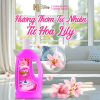 Nước Lau Sàn Cao Cấp HP Pro Hương Hoa Lily Chai 1L – Diệt Khuẩn, Khử Mùi, Sàn Sạch Bóng