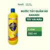 Nước Tẩy quần áo Anandi chính hãng tẩy trắng các vết ố vàng và mốc đen khử mùi hôi quần áo 550ml