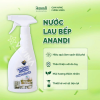 Nước Lau Bếp Anandi chai 500ml – Giải Pháp Làm Sạch Dầu Mỡ Cứng Đầu, an toàn cho da