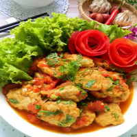 Chả cá sốt cà