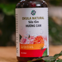 Sữa Tắm Hương Cam OKULA 300ml – Làm Sạch Dịu Nhẹ, Dưỡng Ẩm Da, Thơm Mát Tự Nhiên