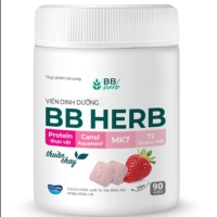 Viên sữa ăn liền BB HERB vị Dâu