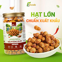 Đậu Phộng Rang Tỏi Ớt 500g Giòn Rụm Cay Nhẹ Snack Ăn Vặt Xem Bóng Đá Chuẩn Xuất Khẩu Efoods