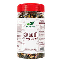 CỐM GẠO LỨT CHÀ BÔNG RONG BIỂN 80G – THƠM GIÒN, ĐẬM VỊ RONG BIỂN