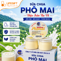 SỮA CHUA BA VÌ PHÔ MAI – HỘP 12 HŨ