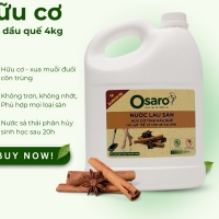 Nước lau sàn tinh dầu Quế OSARO - Can 4Kg