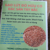 [1kg] Gạo lứt đỏ hữu cơ