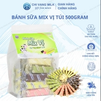 Bánh sữa mix vị túi 500gram SỮA CHỊ VÀNG OFFICAL
