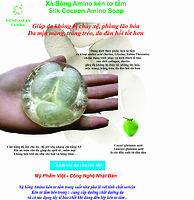 Xà Bông Amino ( Pha Lê )  Kén Tơ Tằm 95 gam