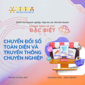 Gói dịch vụ: CHUYÊN NGHIỆP giúp Chuyển đổi số toàn diện & Truyền thông chuyên nghiệp