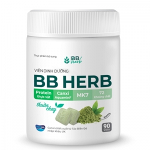 Viên sữa ăn liền BB HERB vị Matcha