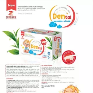 Gạc rơ lưỡi răng miệng cao cấp sạch miệng, hết nấm Dental Hộp 30 gói