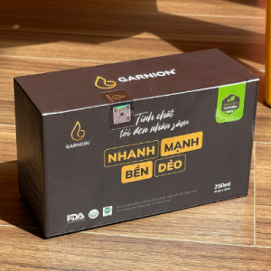  Garnion - Tinh chất tỏi đen nhân sâm - Hộp 10 gói x 25ml