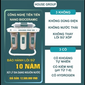 MÁY LỌC NƯỚC HOUSES PRO 125 (Phiên bản Cơ bản)