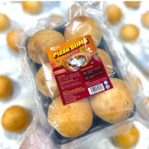 Pizza Bom Vị Xúc Xích Kachi Hộp 6 Cái 360g – Nhân Xúc Xích Phô Mai Đậm Vị, Ăn Vặt Tiện Lợi